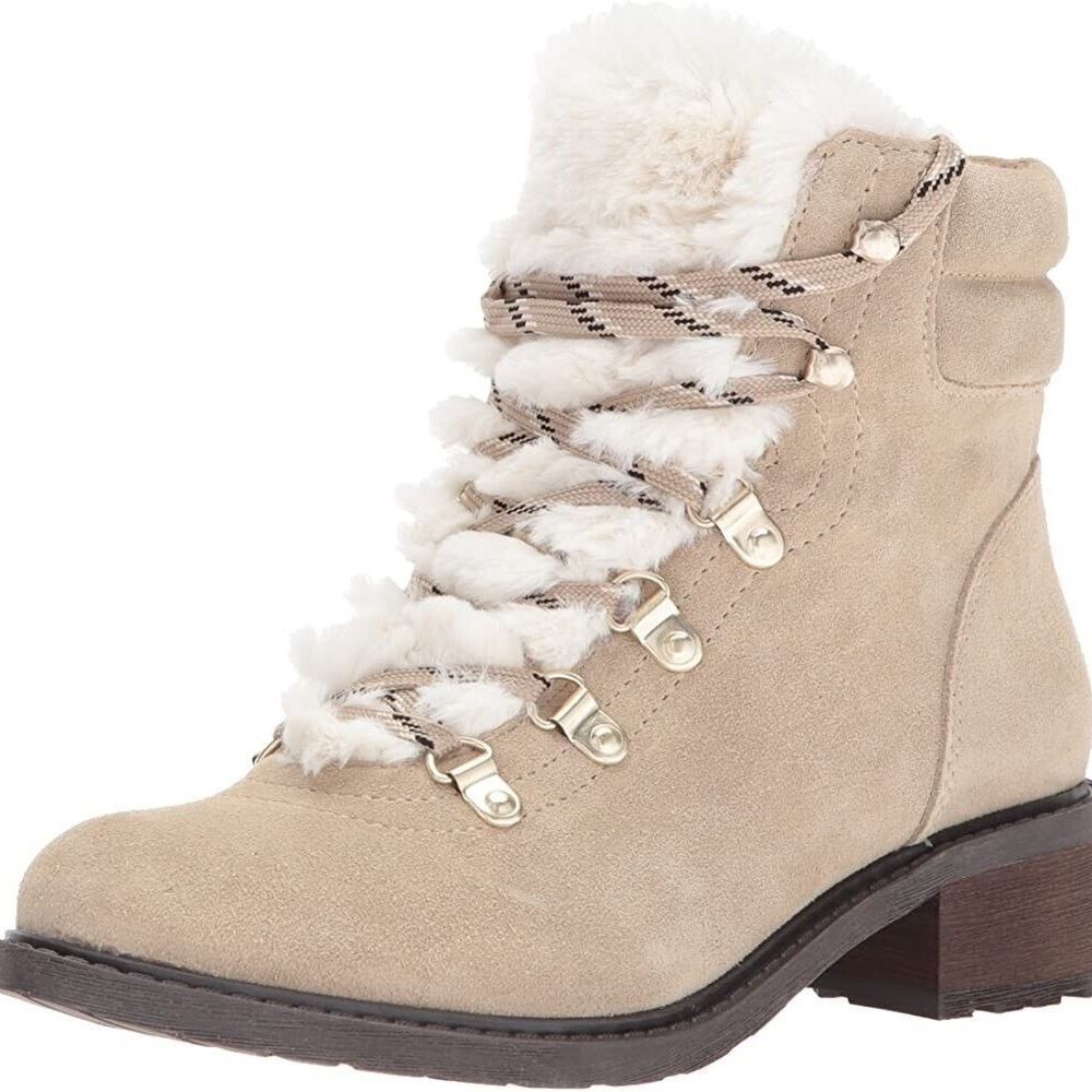 Sam Edelman Darrah 2 Tan Suede Lace Up Ankle Boots - Picture 8 of 8